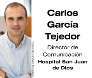Carlos García Tejedor, nuevo Director de Comunicación del Hospital San Juan de Dios