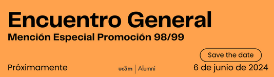 Cartel Encuentro General Alumni UC3M