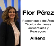 Flor Pérez es la nueva responsable del Área Técnica de Líneas Comerciales y Reaseguro de Allianz