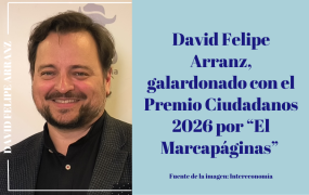 David Felipe Arranz, galardonado con el Premio Ciudadanos 2026 por “El Marcapáginas” 