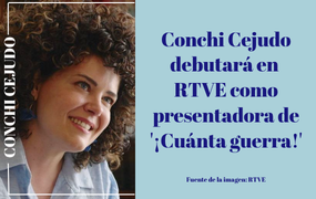 Conchi Cejudo debutará en  RTVE como presentadora de '¡Cuánta guerra!' 