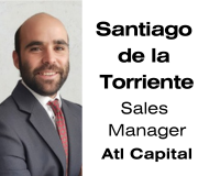 Santiago de la Torriente es el nuevo Sales Manager de Atl Capital