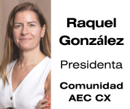 Raquel González es la nueva presidenta de la Comunidad AEC CX
